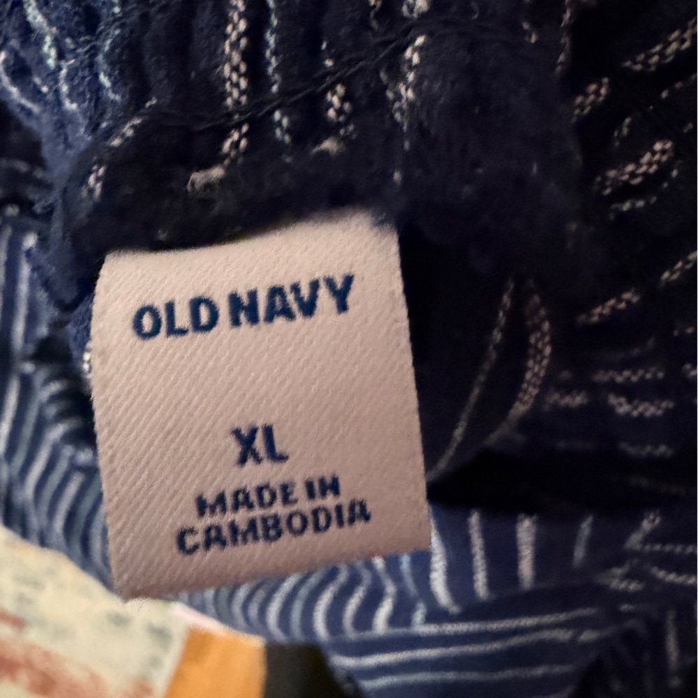 Old Navy. Blue and White Striped jumper.  Casual or dress it up.